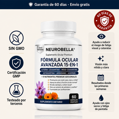 Neurobella® - Fórmula Ocular Avanzada 15 en 1