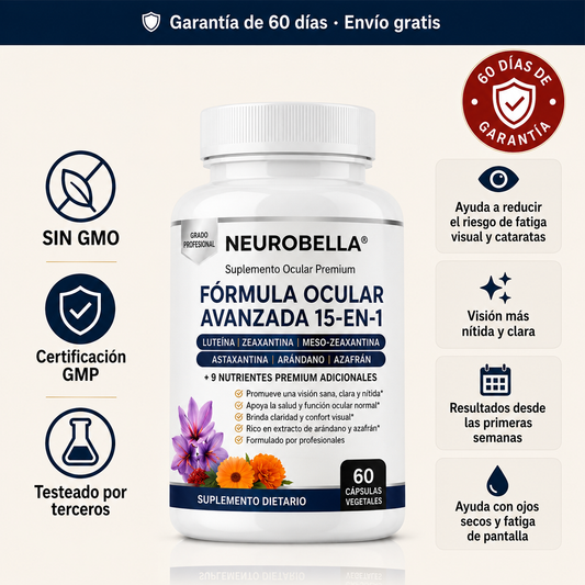 Neurobella® - Fórmula Ocular Avanzada 15 en 1